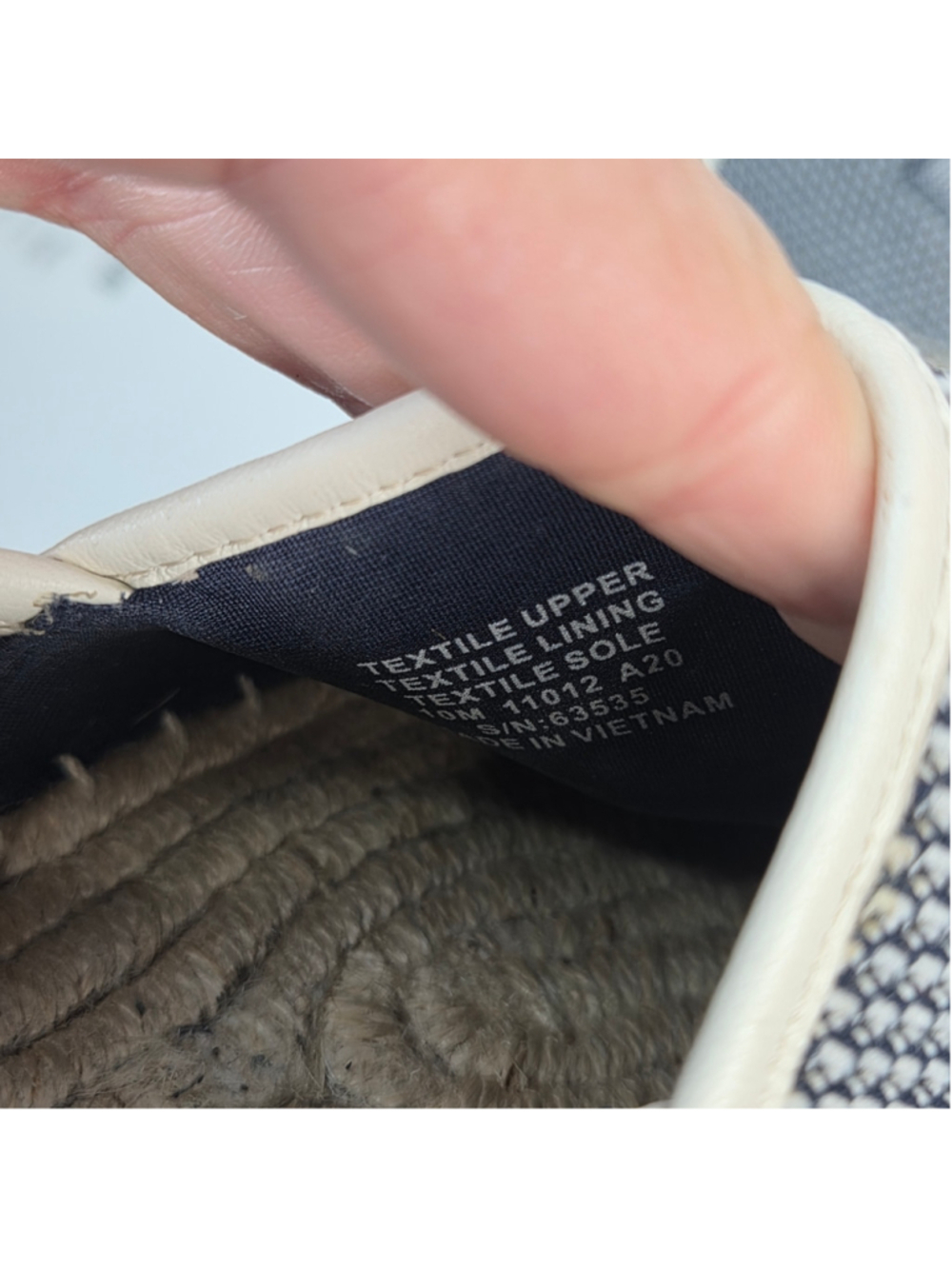 Tory Burch Miranda Navy Lug Sole Platform Espadrille Shoes Women's Size 10 - Picture 11 of 11